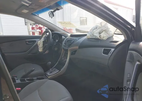 2013 Hyundai Elantra Gls из США, поврежденный, VIN 5NPDH4AE4DH393618